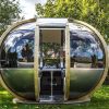 garden pods - photo of an oval garden pod in glass.